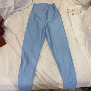 Blue sparkle leggings